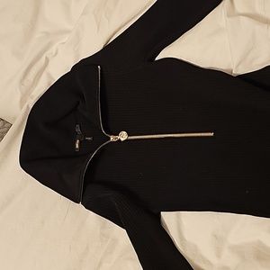 Maje black never worn ribbed shirt size 1